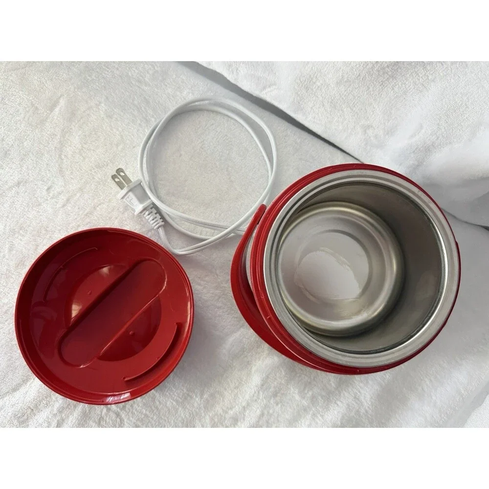 Crock-Pot 20oz Mini Portable Food Warmer Red White